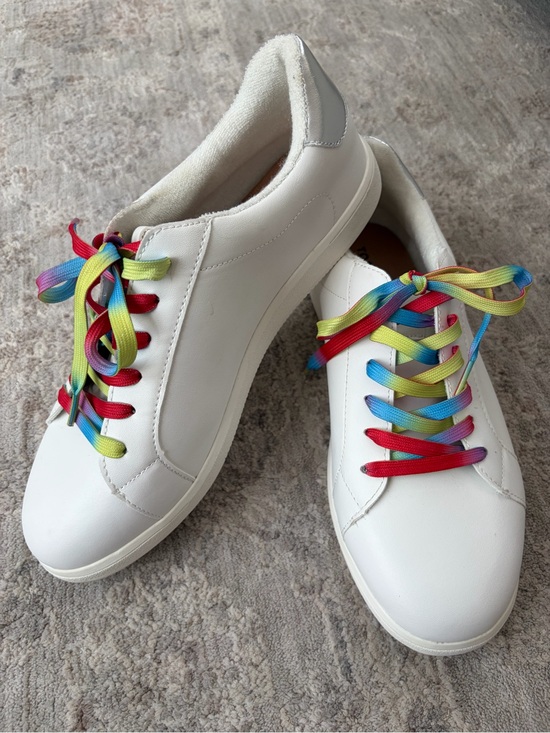 torrid Shoes - NWOB Torrid Womens 11W Sneakers Shoes White Leather Lace Up Low Top Casual Chic